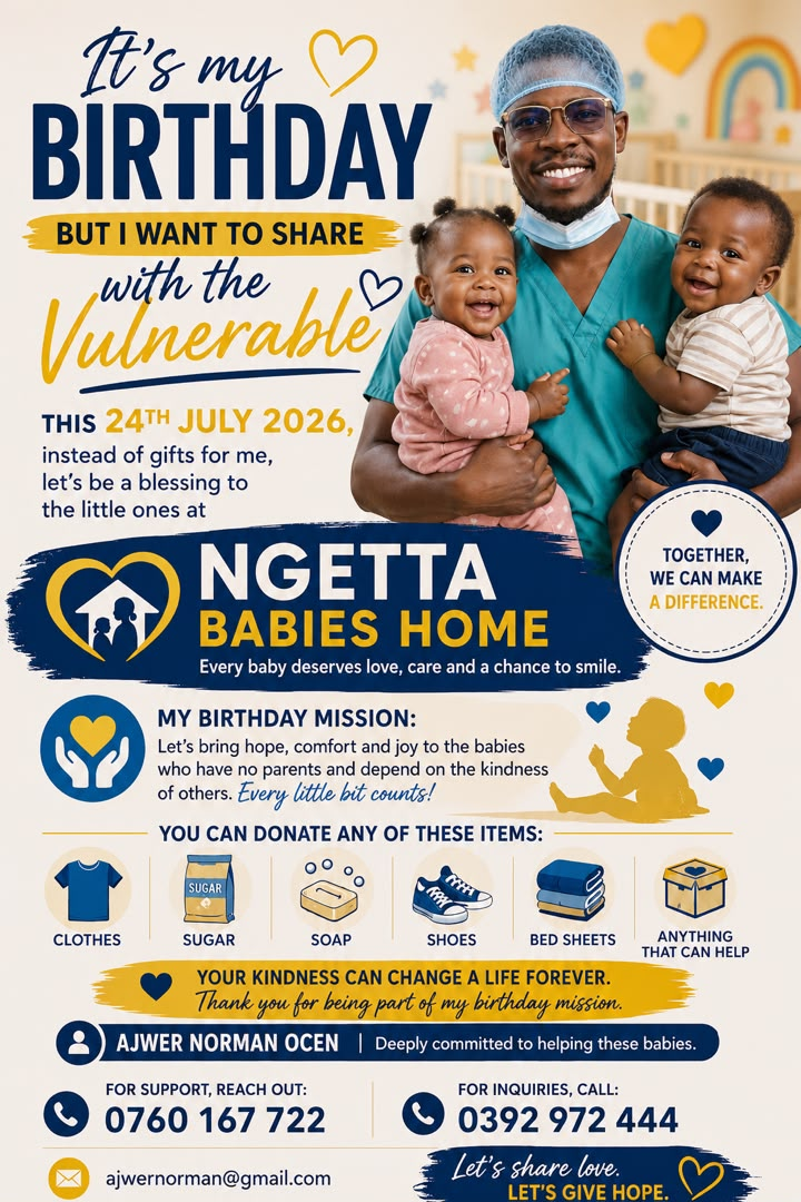 Celebrating birthday with the vulnerable children